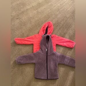 Two 4T coats. Columbia puffer and gap fleece